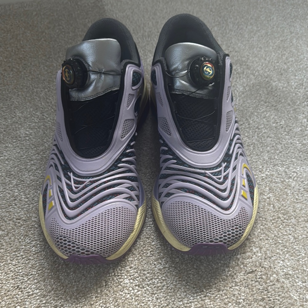 Gucci Ultrapace R Stylish Purple and Black Sneakers